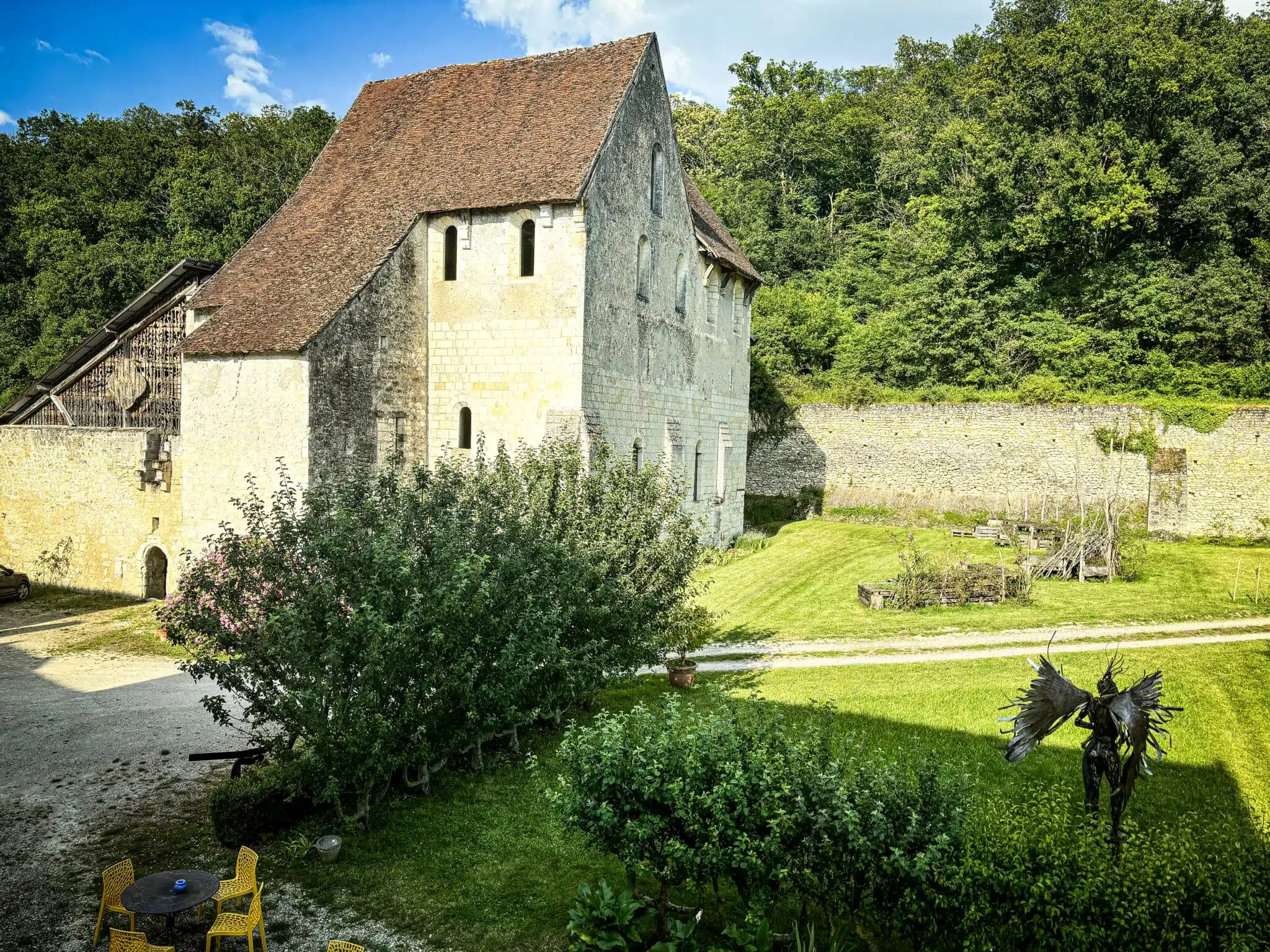 Lisière forestière et paysage autour de la Corroirie